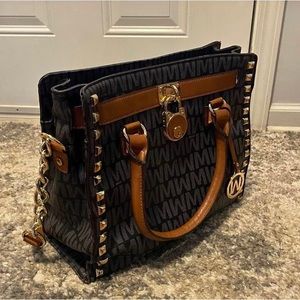 Willi Michi Gold Studded Bag NWOT